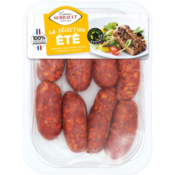 MAISON SERRAULT La Sélection Été Mini saucisses au chorizo