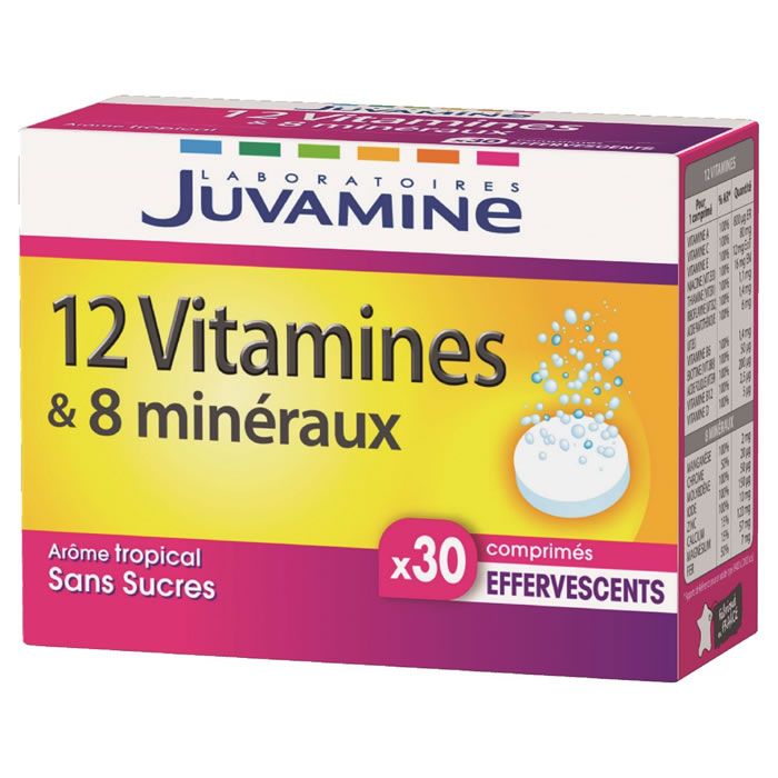 JUVAMINE 12 vitamines et minéraux à la passion