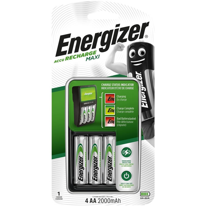 ENERGIZER Chargeur piles - type AA et AAA