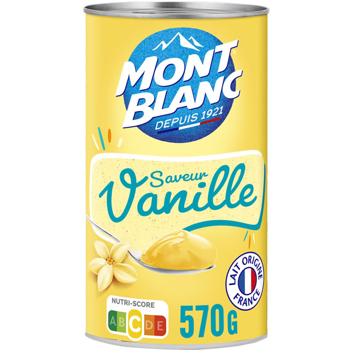 MONT BLANC Crème dessert à la vanille