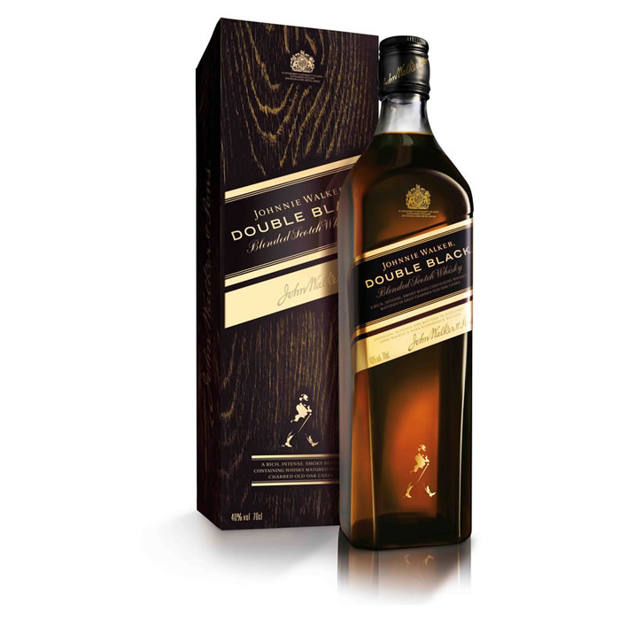 JOHNNIE WALKER Double black label Blended scotch whisky