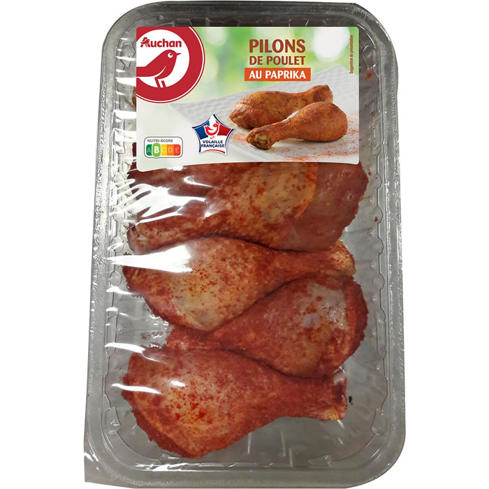 AUCHAN Cuisses de poulet au paprika
