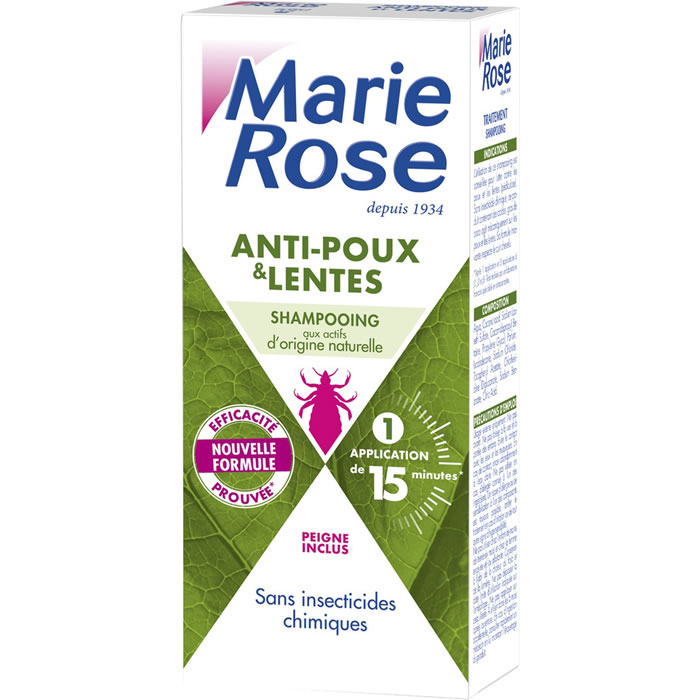 MARIE ROSE Shampoing anti-poux actifs naturels
