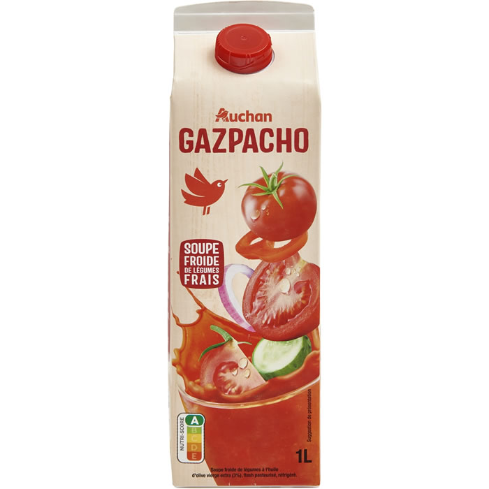 AUCHAN Gazpacho de tomate