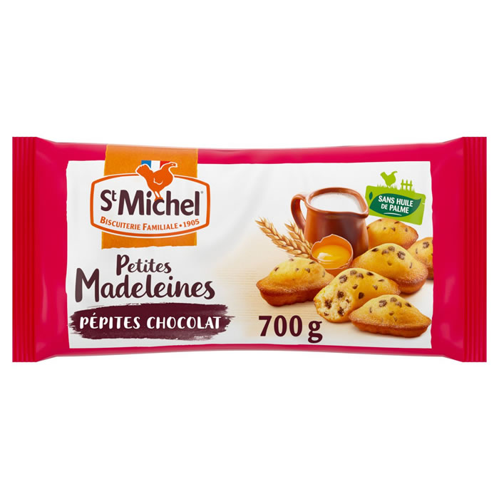 ST MICHEL Madeleines aux pépites de chocolat