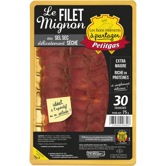 PETITGAS Filet mignon au sel sec