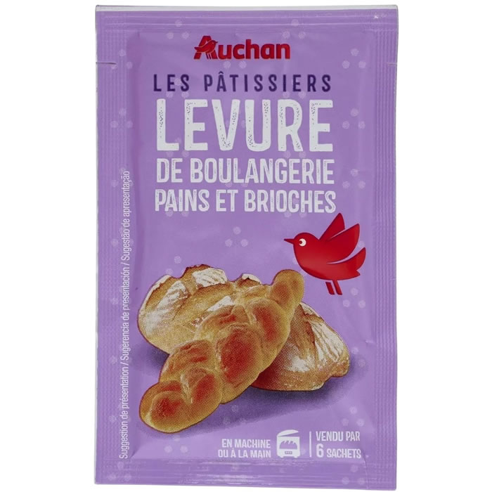 AUCHAN Les Pâtissiers Levure boulangère