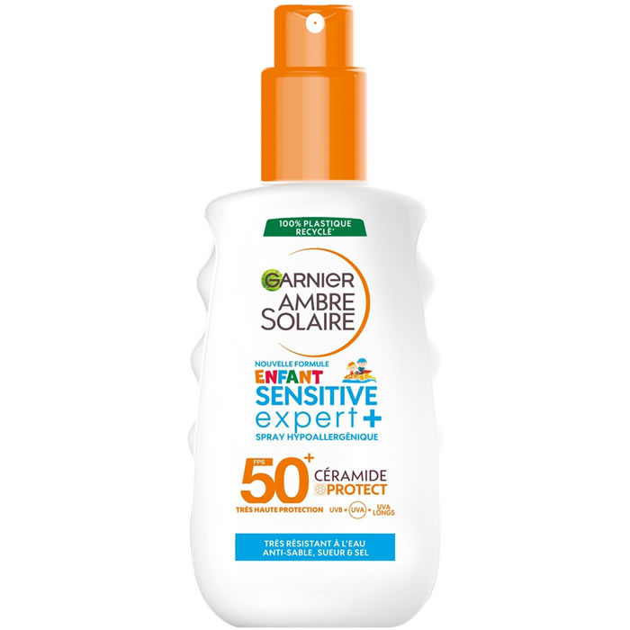 GARNIER Ambre Solaire Spray protection solaire SPF50+ enfant