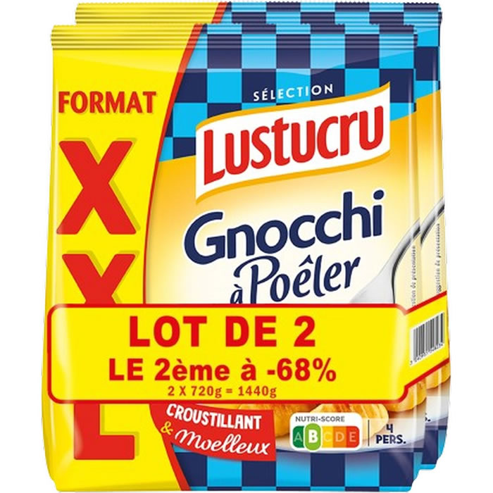 LUSTUCRU Gnocchi de pomme de terre à poêler