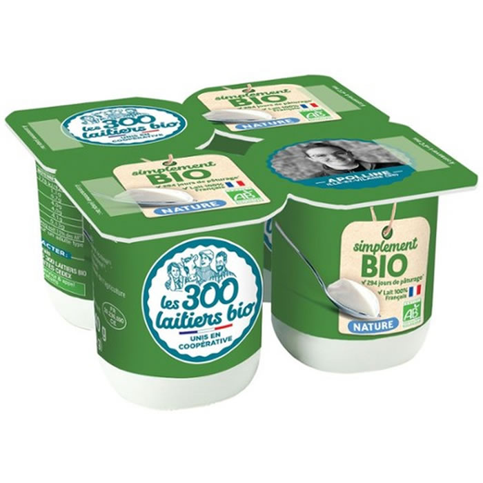 LES 300 LAITIERS BIO Yaourts nature bio