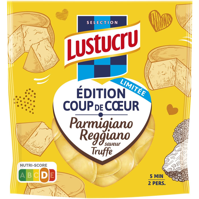 LUSTUCRU Raviolis coeur au Parmigiano Reggiano saveur truffe
