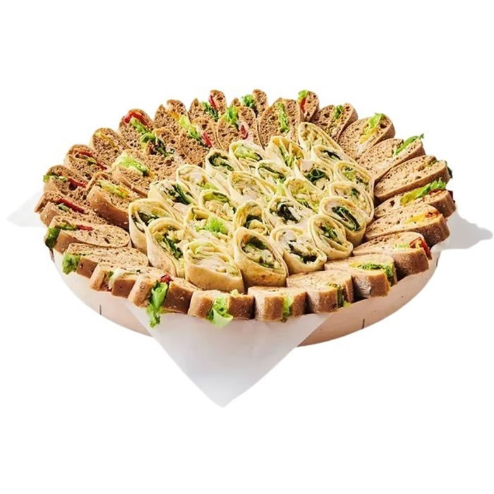 FLUNCH Traiteur Assortiment de wraps au poulet et pains au thon