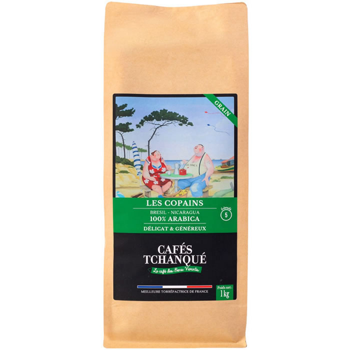 CAFE TCHANQUE Les Copains Café en grain pur arabica N°5