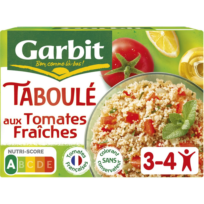 GARBIT Taboulé aux tomates fraîches, menthe et citron