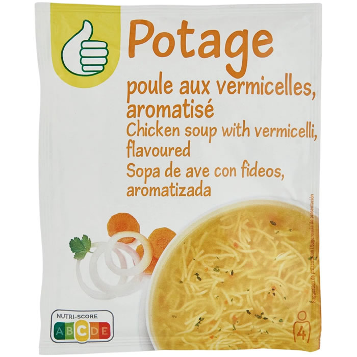 AUCHAN Potage Poule aux vermicelles
