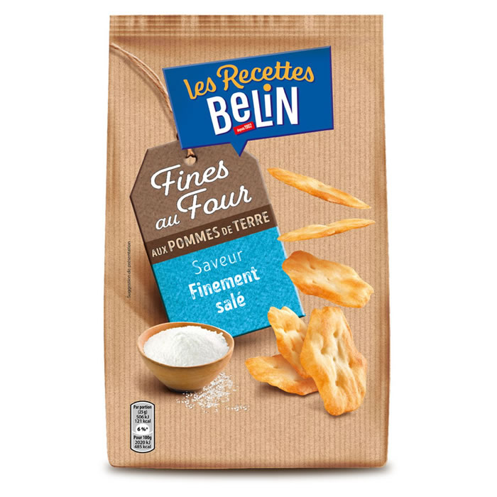 BELIN Les Frenchips Crackers aux pommes de terre salés