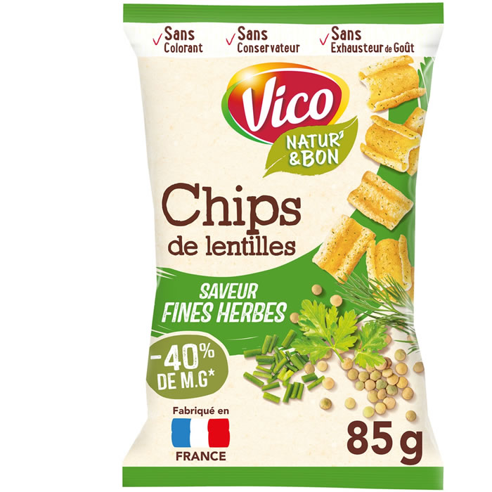 VICO Natur'&Bon Chips de lentilles saveur fines herbes