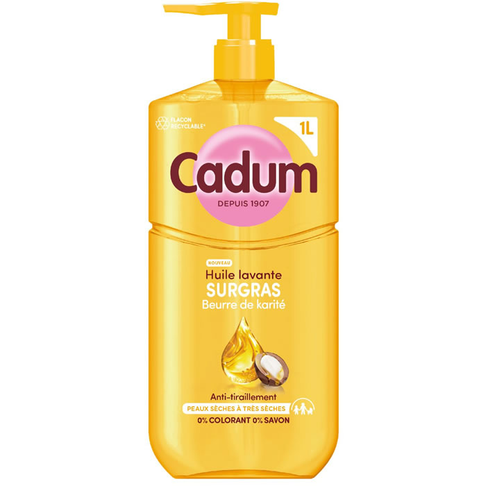 CADUM Huile lavante surgras au beurre de karité