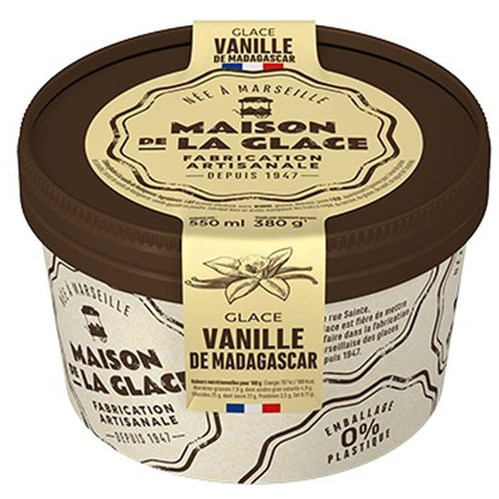 MAISON DE LA GLACE Crème glacée à la vanille