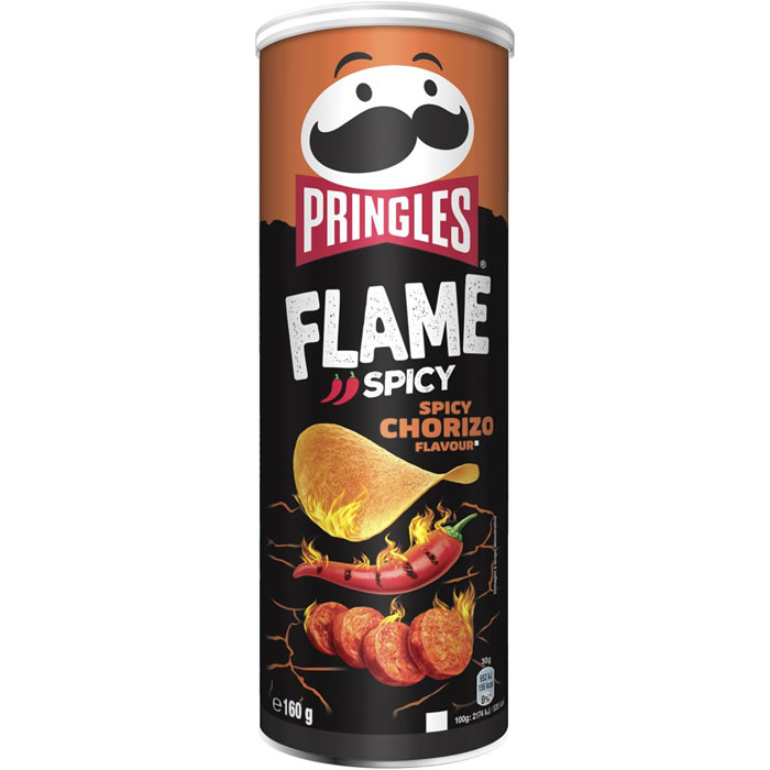 PRINGLES Flame Chips tuiles saveur chorizo épicé