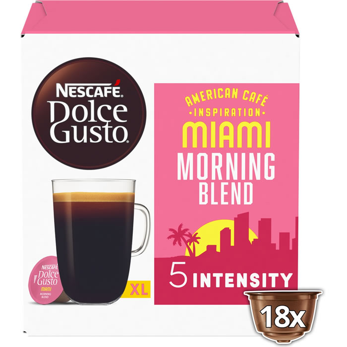 NESCAFE Dolce Gusto Capsules de café morning blend Miami N°5