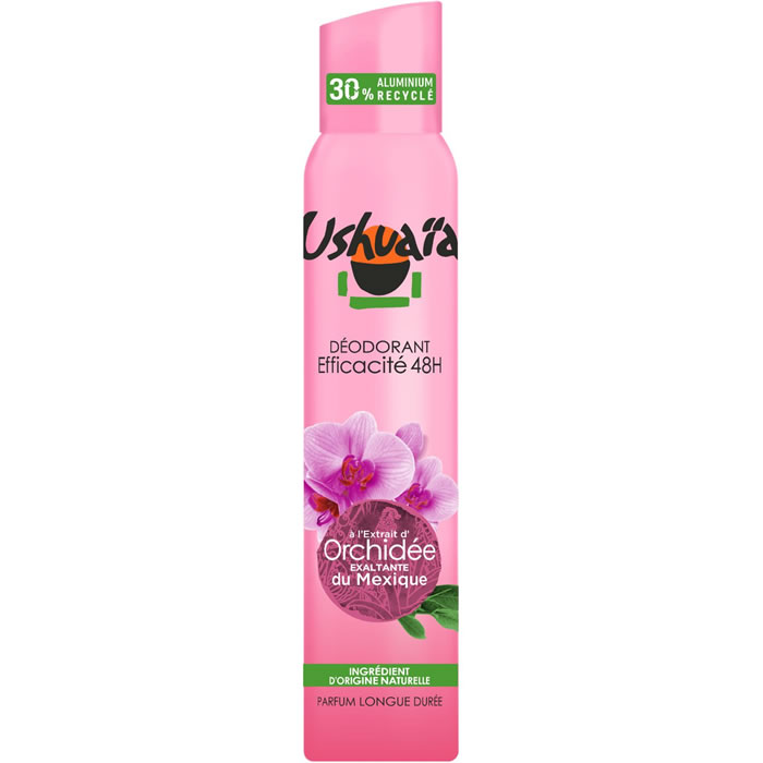 USHUAIA Déodorant spray à l'orchidée 48h