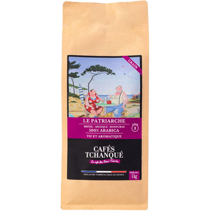 CAFE TCHANQUE Le Patriarche Café en grain pur arabica N°10