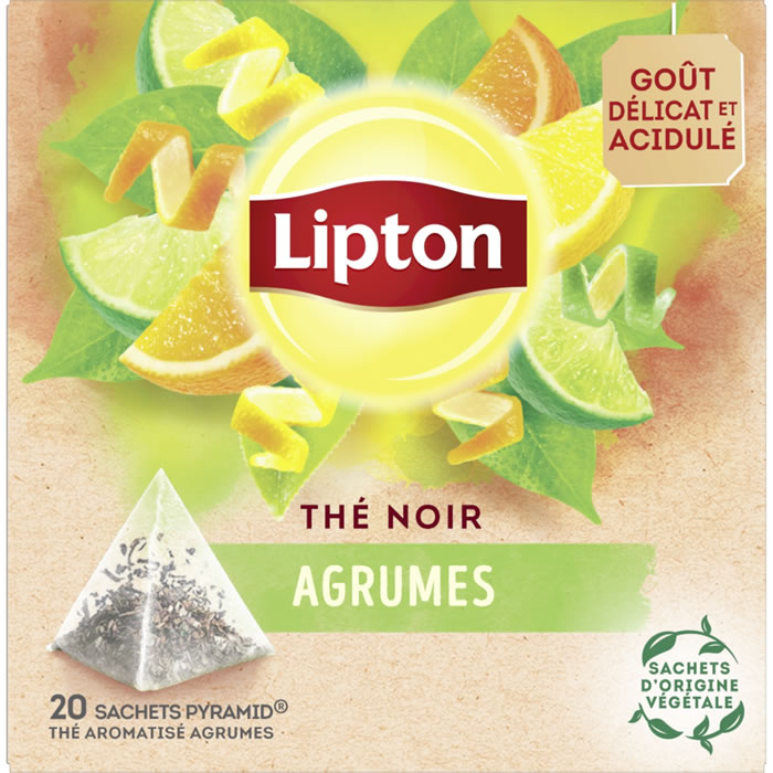 LIPTON Pyramid Thé aux agrumes