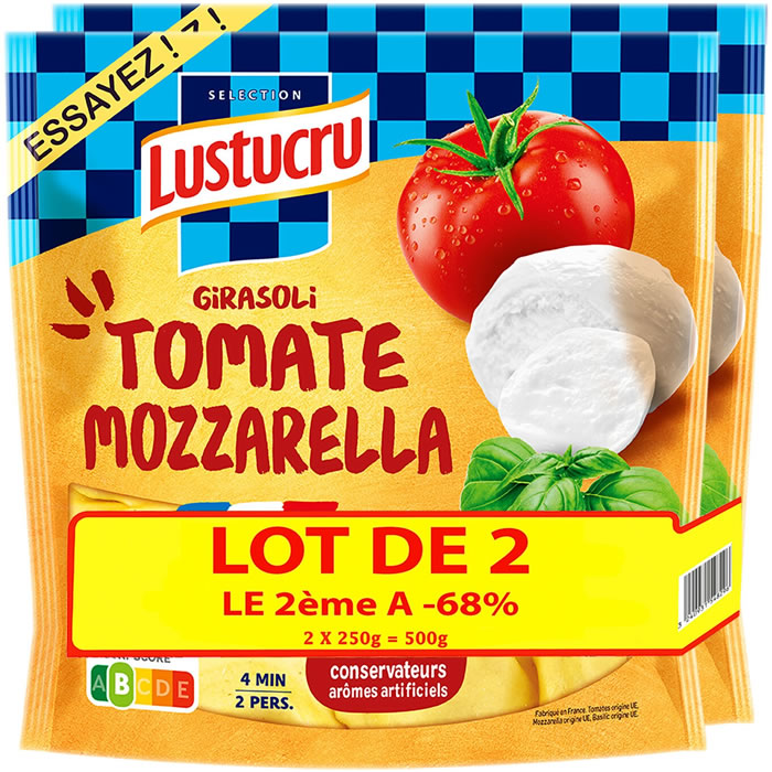 LUSTUCRU Girasoli à la tomate et mozzarella