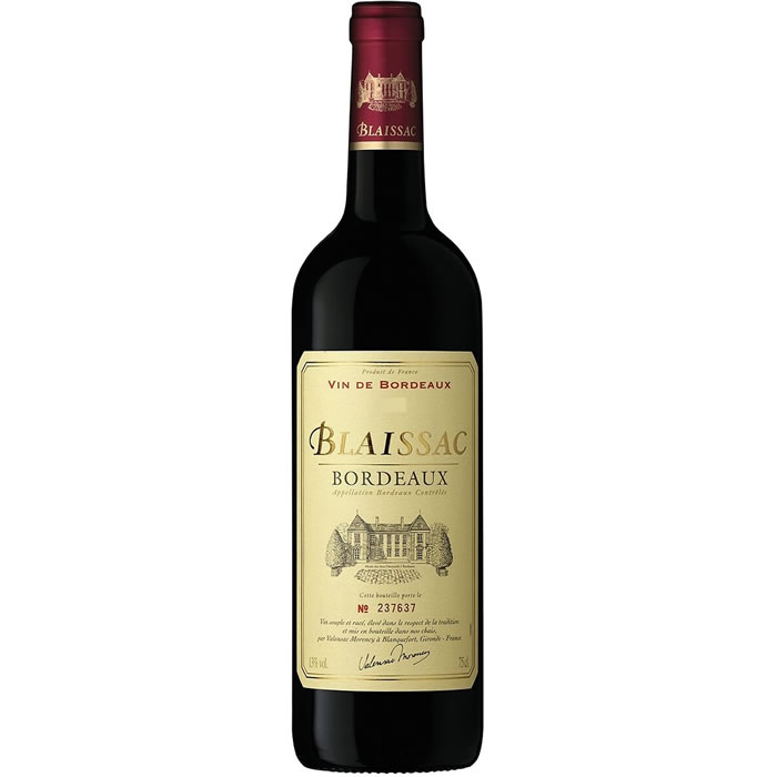 BORDEAUX BLAISSAC Vin rouge AOP