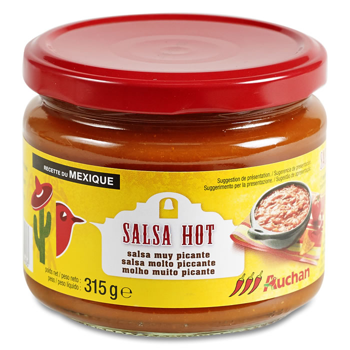AUCHAN Sauce mexicaine salsa forte