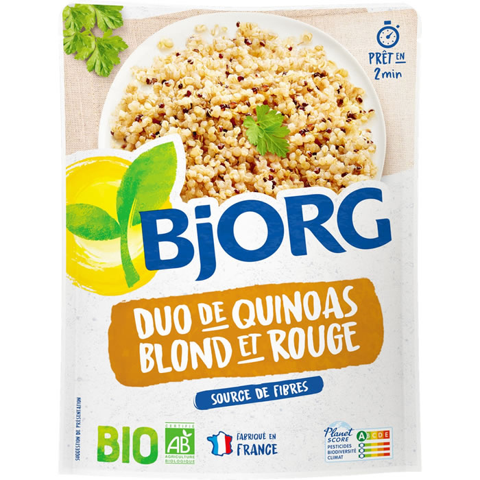 BJORG Duo quinoa blond et rouge bio