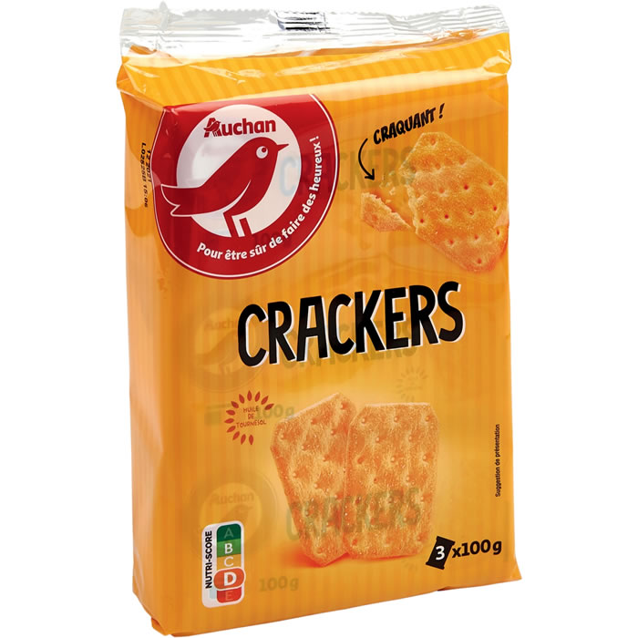 AUCHAN Crackers salés