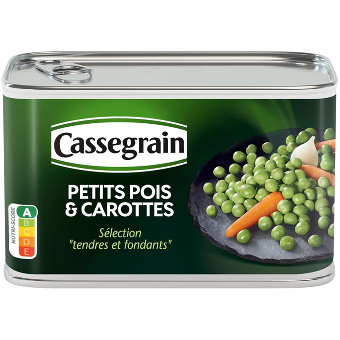 CASSEGRAIN Petits pois et carottes