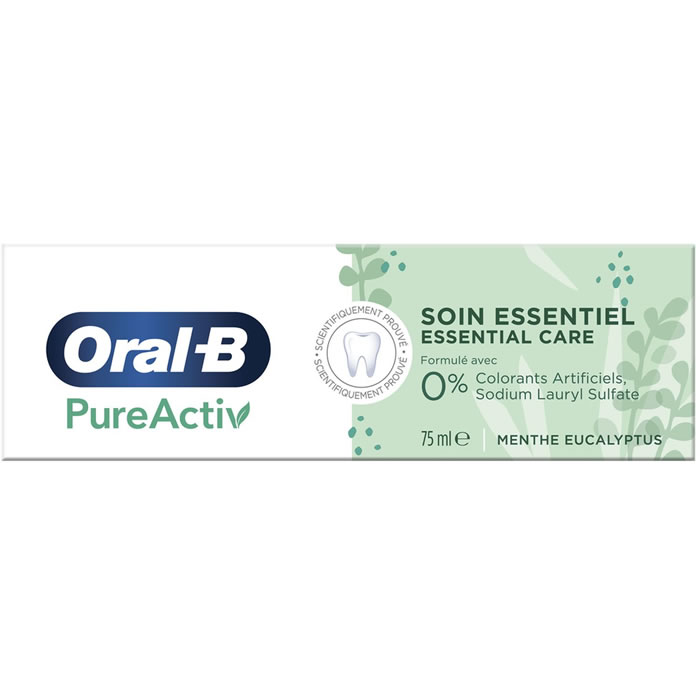 ORAL-B Dentifrice soin essentiel à la menthe eucalyptus