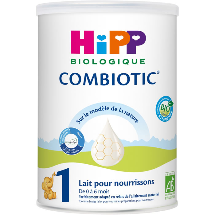 HIPP Combiotic Lait 1er âge en poudre bio 0/6 mois