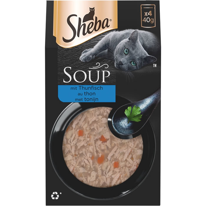 SHEBA Soupe pour chats au thon