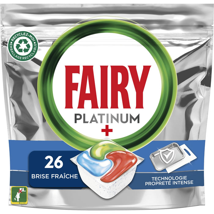FAIRY Platinum + Tablettes lave-vaisselle tout en 1