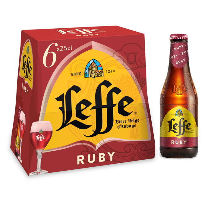 LEFFE Ruby Bière aromatisée aux fruits rouges