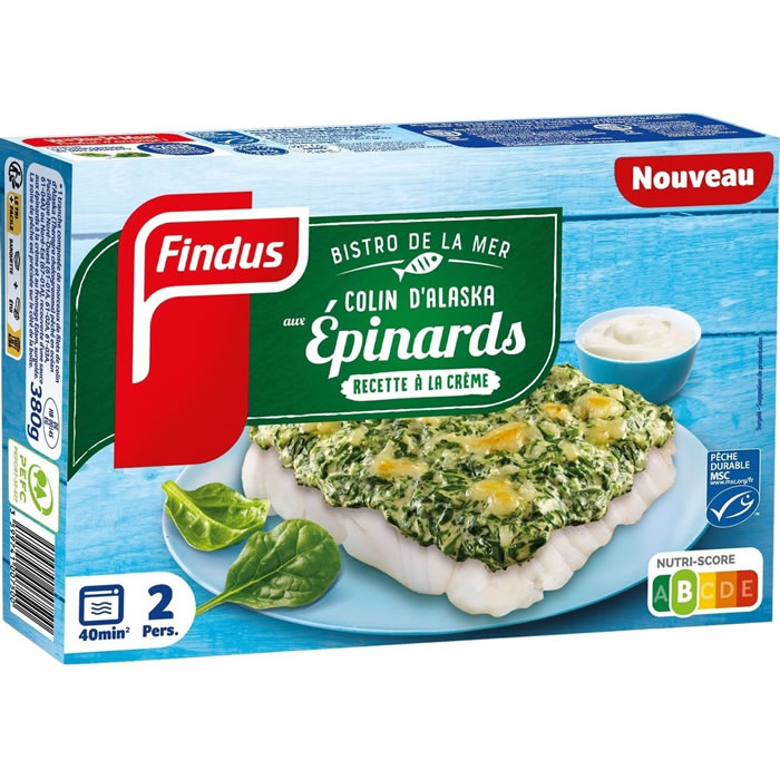 FINDUS Colin d'Alaska aux épinards