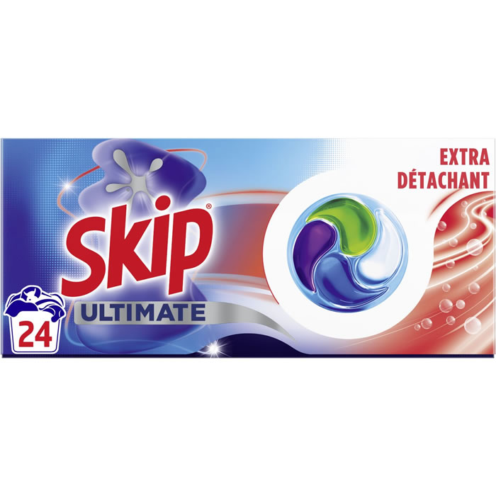 SKIP Ultimate Lessive capsule ultra détachante