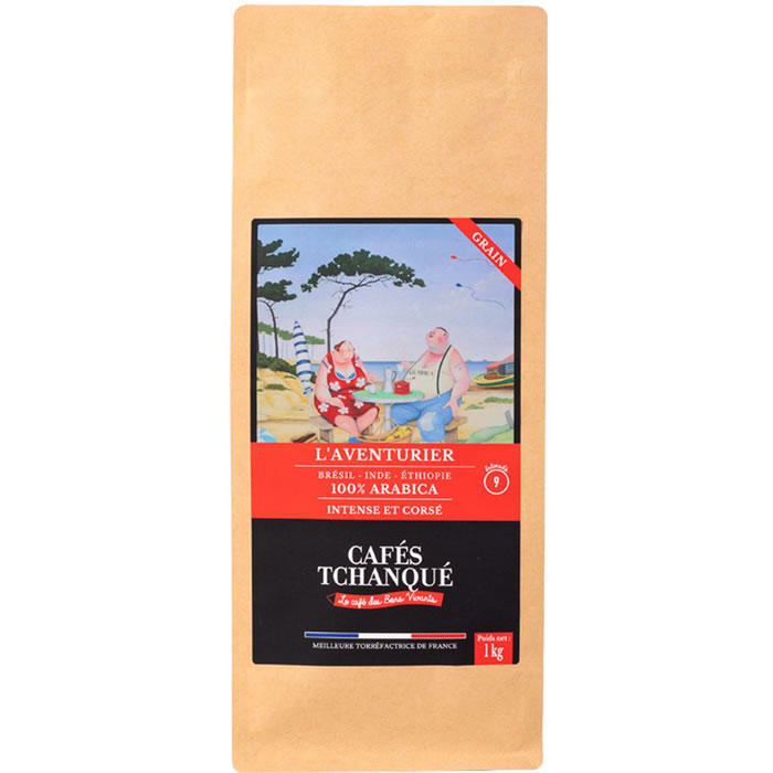 CAFE TCHANQUE L'Aventurier Café en grain pur arabica N°13