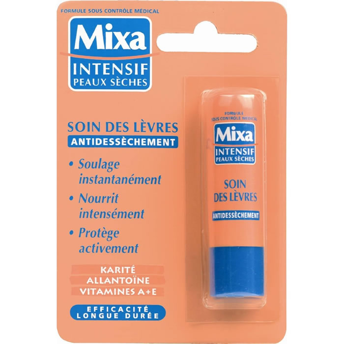 MIXA Intensif Peaux Sèches Stick lèvres soin antidessèchement