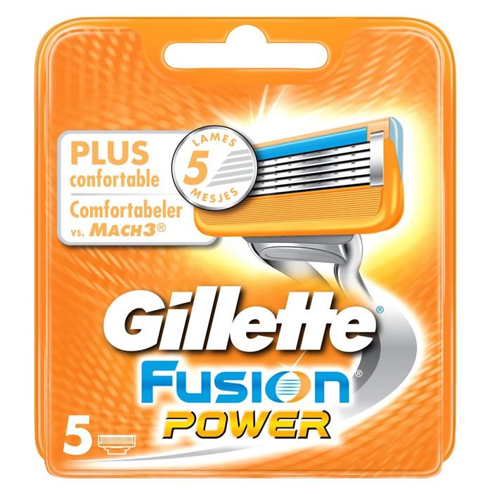 GILLETTE Fusion Power Recharge pour rasoir 5 lames