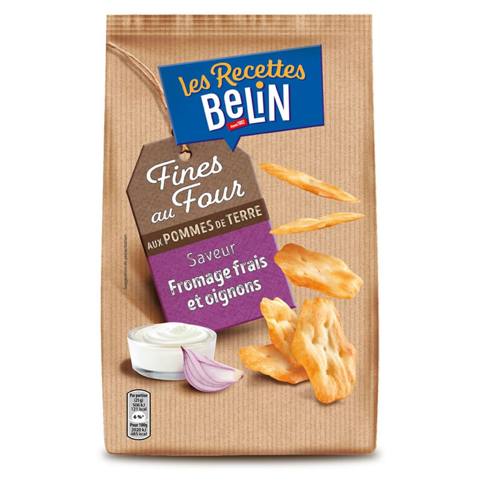 BELIN Les Frenchips Crackers saveur fromage et oignon