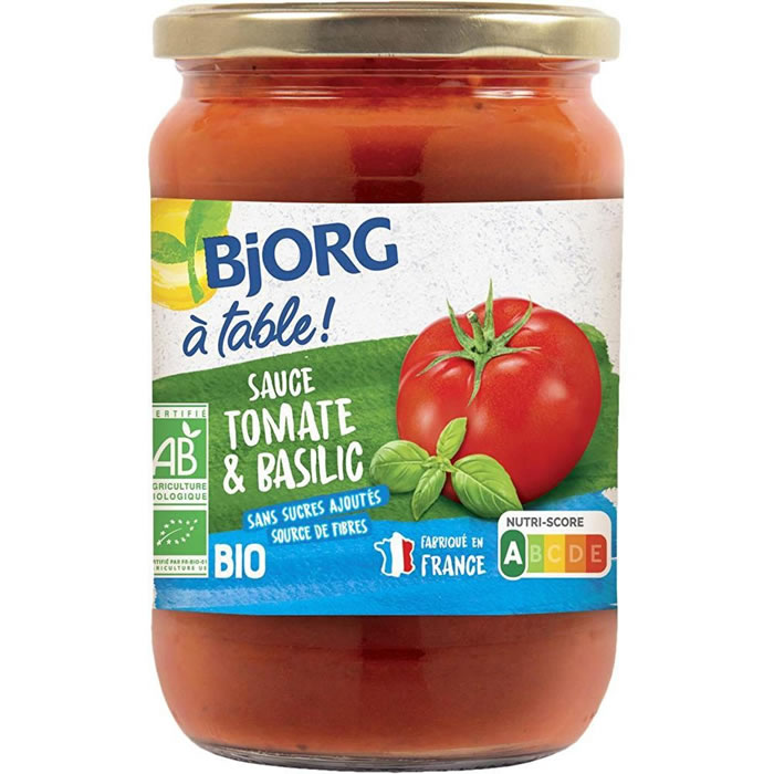 BJORG Sauce tomate et basilic bio