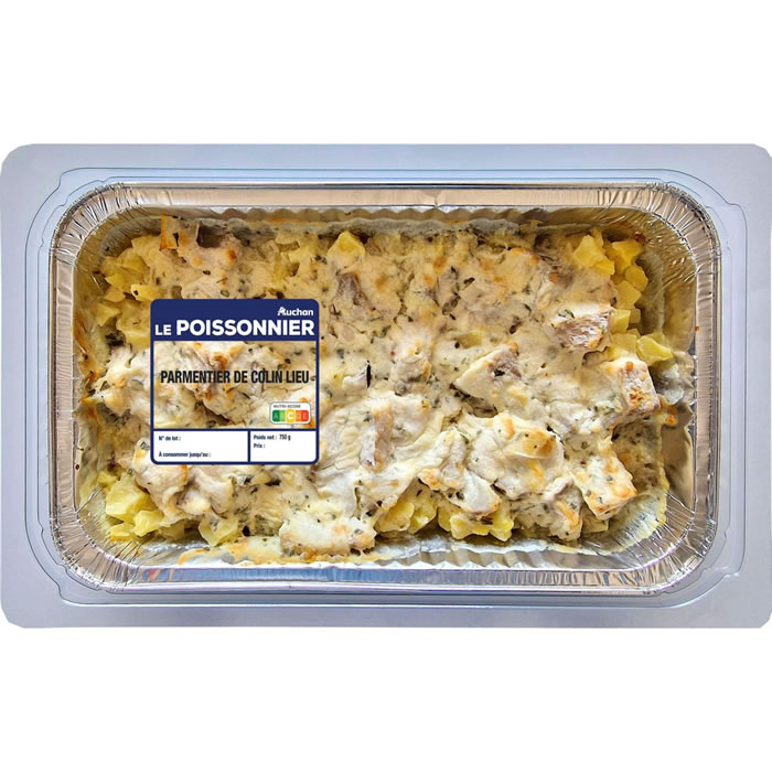 AUCHAN Le Poissonnier Parmentier de colin