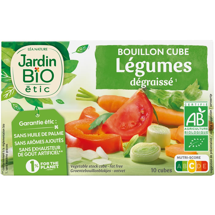 JARDIN BIO Étic Bouillon de légumes dégraissé bio