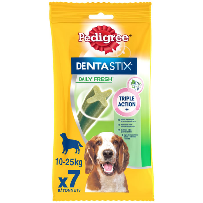 PEDIGREE Dentastix Fresh Friandises pour moyen chien