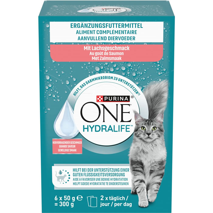 PURINA ONE Hydralife Aliment complémentaire saumon pour chat